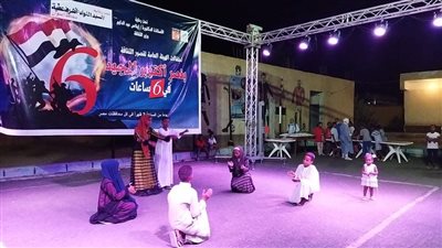 فنون شعبية أبو سمبل تشارك بفعاليات المسرح المتنقل بأمبركاب