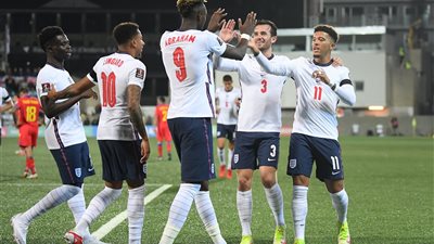 شاهد أهداف مباراة إنجلترا وأندورا في تصفيات كأس العالم 2022