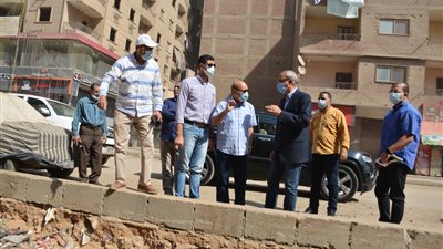 بالصور.. إزالة 12 حالة تعد على أملاك الدولة بالخانكة