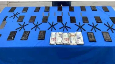 ضبط كمية من الحشيش بحوزة أحد الأشخاص فى المعصرة 