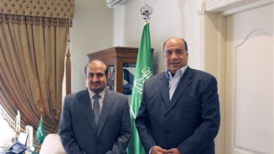 قنصل السعودية في الإسكندرية يستقبل رئيس نادي الاتحاد