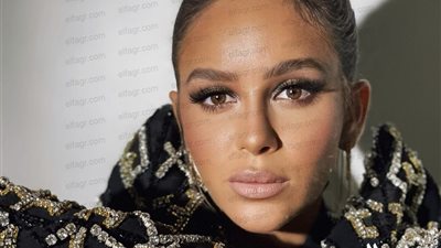 جميلة عوض تروج لفيلمها الجديد 