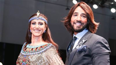 تعرف على تفاصيل إطلالة حنان مطاوع في معرض تراثنا