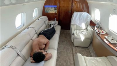 شاهد.. محمد رمضان ينشر صورة جديدة له من الطائرة