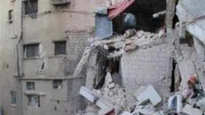 تشكيل لجنة هندسية لمعاينة عقار انهار جزئيا بباب الشعرية 