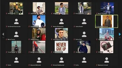 ممثل ميدسي ينظم لقاء افتراضيا مع الشباب المصريين الدارسين بأوكرانيا 