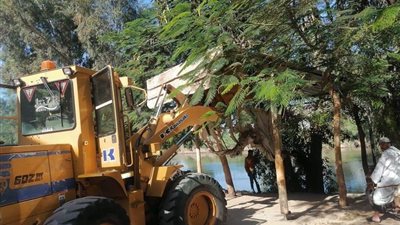 إحصائية جديدة عن حملات إزالة التعديات على أملاك الدولة في الدقهلية 