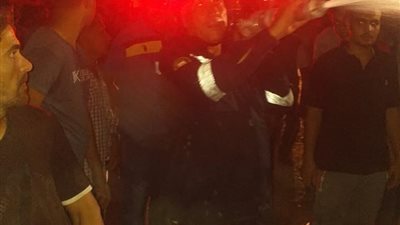 السيطرة على حريق محول كهرباء بالبحيرة (صور)