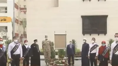 شاهد.. السيسي يفتتح مشروع 