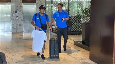 بعثة بيراميدز تتحرك إلى ملعب مباراة عزام 