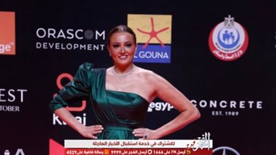 بشرى تتألق بالأخضر في ثالث أيام مهرجان الجونة 