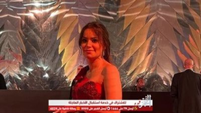 بالأحمر.. رشا أمين تتألق في رابع أيام مهرجان الجونة 