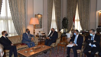 سامح شكري يبحث مع وزير الدولة البريطاني سبل تعزيز التعاون