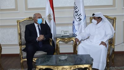 خلال لقائه بنظيره القطري.. كامل الوزير: ميناء السخنة يمكن أن يشكل مثالا للتعاون