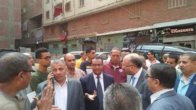 حسام المندوه الحسيني يشهد تسليم أرض محطة رفع لحل مشكلة الصرف الصحي في بولاق الدكرور