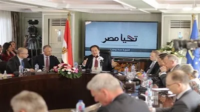 بينهم أمريكا وبريطانيا وروسيا.. أبو العينين يلتقي 32 سفيرًا لبحث التعاون مع مصر (صور)