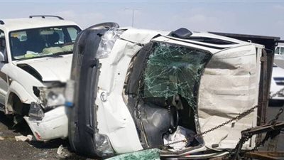 إصابة 4 أشخاص في حادث سير بالقليوبية