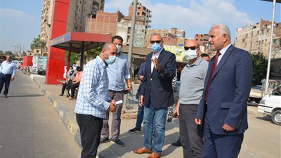 محافظ القليوبية يتابع رفع كفاءة كوبري المظلات وقصر محمد علي بشبرا الخيمة