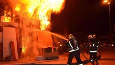 الاستماع لأقوال شهود العيان للوقوف على ملابسات حريق مصنع بالمرج 