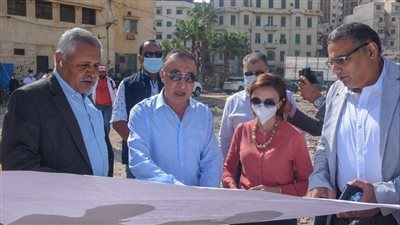 محافظ الإسكندرية يتابع مشروع تطوير حلقة السمك بمنطقة الأنفوشي 