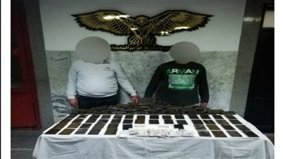 ضبط 184 طربة حشيش بحوزة شخصين بالإسكندرية