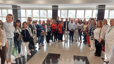 محافظ بورسعيد يستقبل أعضاء نادي روتاري بالمحافظة