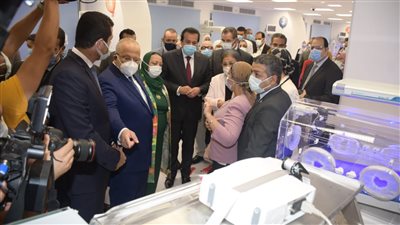 افتتاح وحدة رعاية حديثي الولادة والمبتسرين بمستشفي أبو الريش 