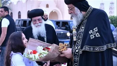 البابا تواضروس يدشن كاتدرائية دير 