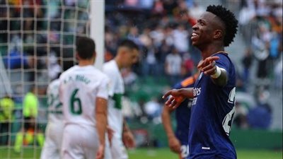 فينسيوس يقود الريال للفوز على إلتشي في الدوري الإسباني