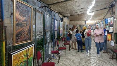 افتتاح معرض أركان للإبداع بكاتدرائية القديس مرقس بالإسكندرية (فيديو وصور)