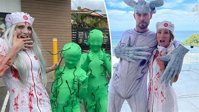 كريس هيمسورث يكشف كيف احتفلت اسرته بعيد الهلع