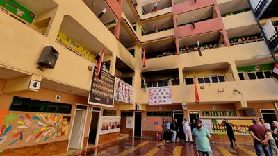 إخماد حريق اندلع في إحدى المدارس بالعمرانية