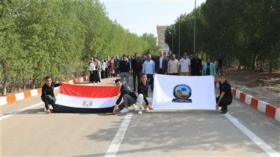 مسيرة لذوي الهمم في قنا بعنوان 