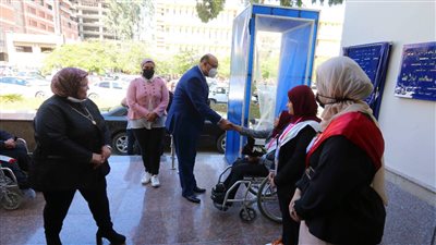 احتفالية بمركز ذوي الإعاقة بجامعة المنصورة لاستقبال الطلاب الجدد