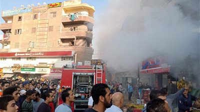 اندلاع حريق بمحل أحذية دون خسائر بشرية بالقليوبية 