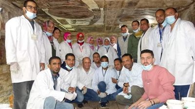 انفراد| مفاجآت في ترميم معبد إسنا.. المرممون المصريون يحققون المستحيل (50 صورة)