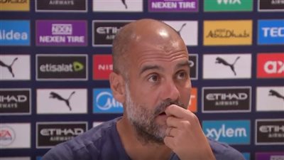 جوارديولا يعلن غياب نجم السيتي عن موقعة إيفرتون