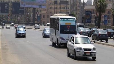 سيولة مرورية بمحاور وميادين القاهرة والجيزة 