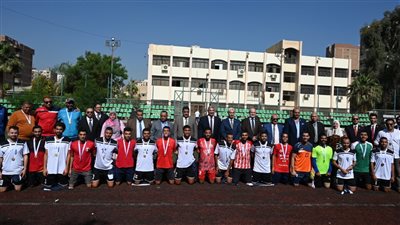 مباراة كرة قدم خماسي بمهرجان الإرادة والتحدي الثاني بجامعة الفيوم 