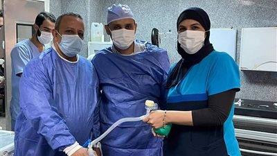 مستشفى بنها الجامعي ينقذ حياة طفل 3 سنوات ابتلع 