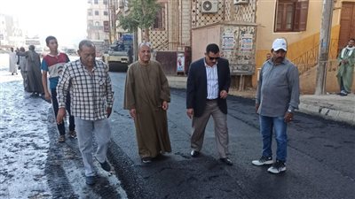 رئيس فرشوط: البدء في رصف 3 كيلومتر بعدد من المناطق 