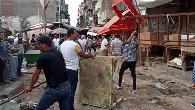 نائب المحافظ والسكرتير العام يقودان حملة مكبرة لإزالة الاشغالات ببورسعيد