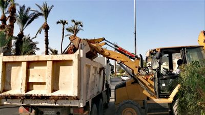 استعددًا لافتتاح طريق الكباش.. رفع 60 طن قمامة بالأقصر