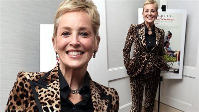 شارون ستون تحضر العرض الخاص لـ King Richard