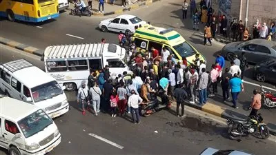 إصابة 3 أشخاص في حادث مروري أسفل كوبري ثروت بالجيزة