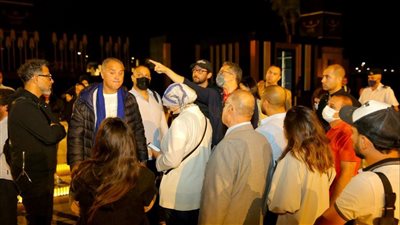 وزير السياحة والآثار يتفقد تجهيزات حفل افتتاح طريق الكباش 