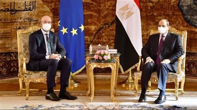 عاجل.. تفاصيل لقاء السيسي مع رئيس المجلس الأوروبي