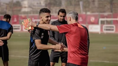 ثنائي المنتخب الأولمبي يشارك في تدريبات الأهلي