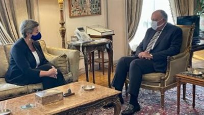 وزير الخارجية يستقبل مفوضة الاتحاد الأوروبى للشئون الداخلية 
