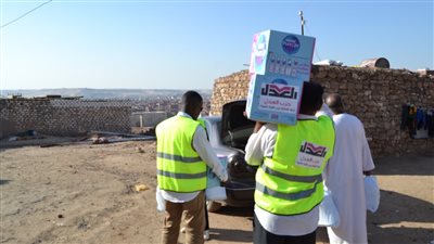 حزب العدل ينظم قافلة مساعدات عاجلة لمتضرري الطقس السيئ بأسوان